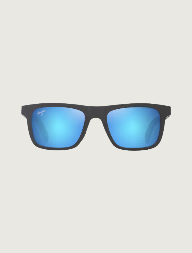 Maui Jim Moaka in Matte Solid Grey / Blue Hawaii