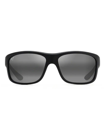 Maui Jim Southern Cross in Soft Black with Sea Blue & Grey / Neutral Grey