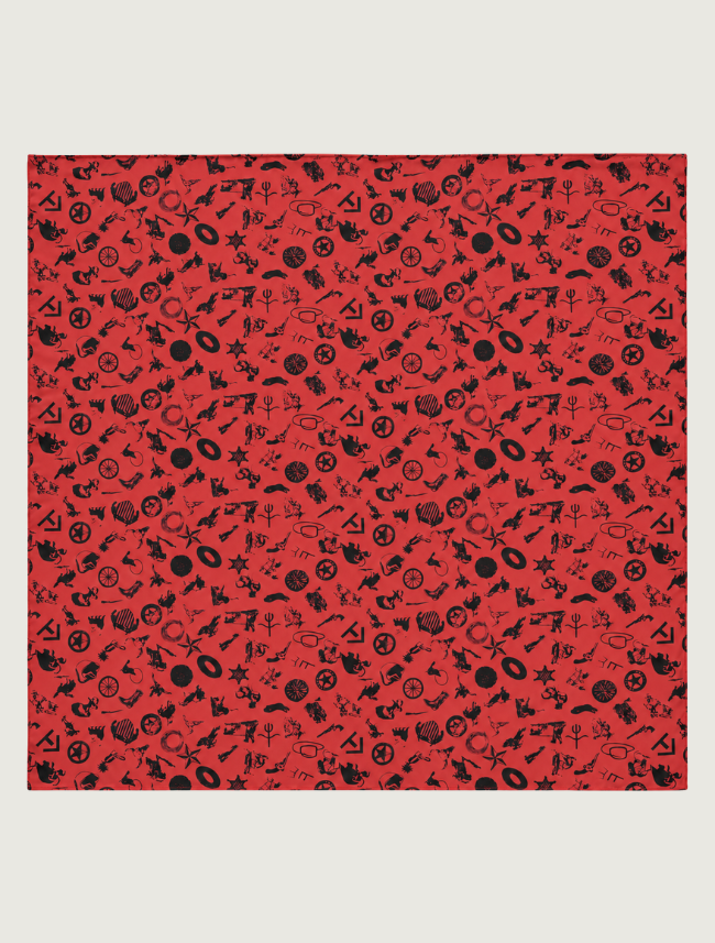 Wyoming Traders Cowboy Baroque Silk Wild Rag