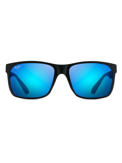 Maui Jim Red Sands in Matte Black / Blue Hawaii
