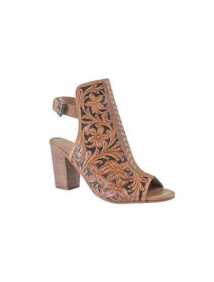 Myra Dodge Town Open-Heel Booties