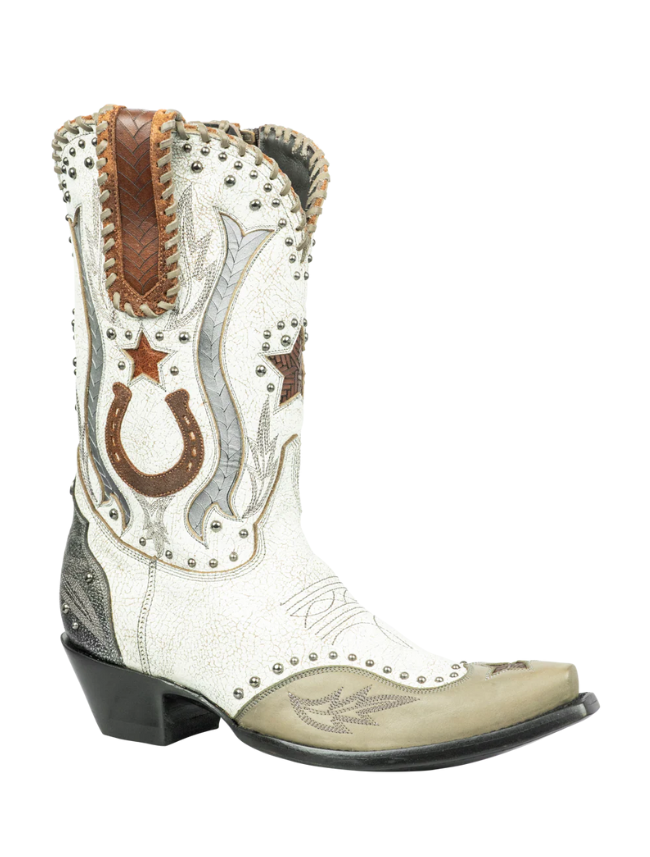 Double D Ranch Best Dressed Taupe Cowboy Boots