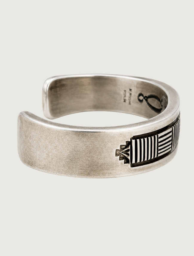 Bruce Morgan Sterling Silver Cuff Bracelet