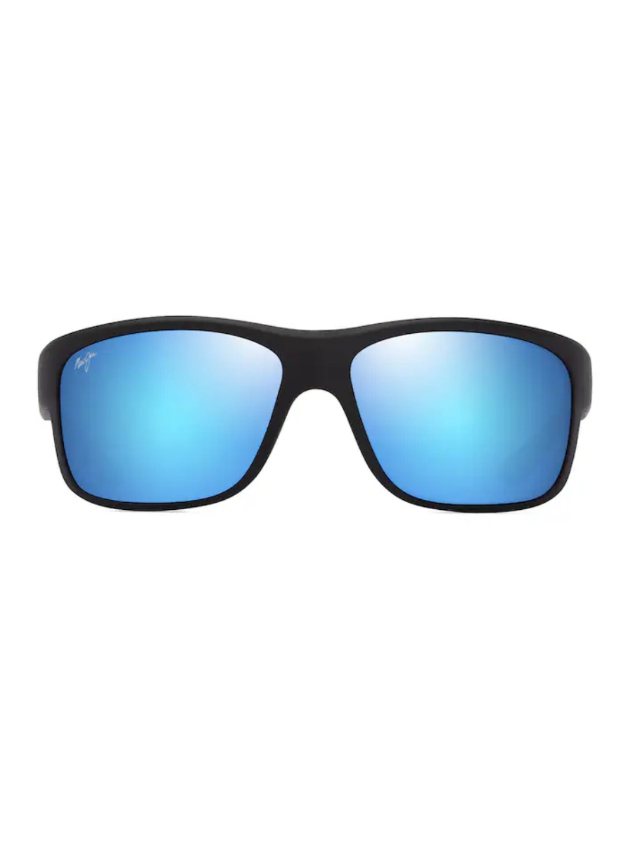 Maui Jim Southern Cross in Matte Black & Blue / Blue Hawaii