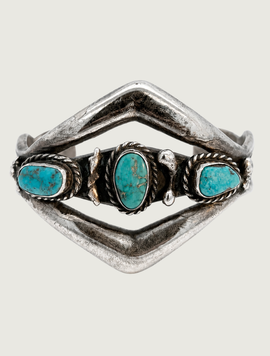 Sterling Silver Turquoise Cuff Bracelet