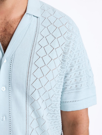 Robert Graham Men's Delmar Short Sleeve Sweater