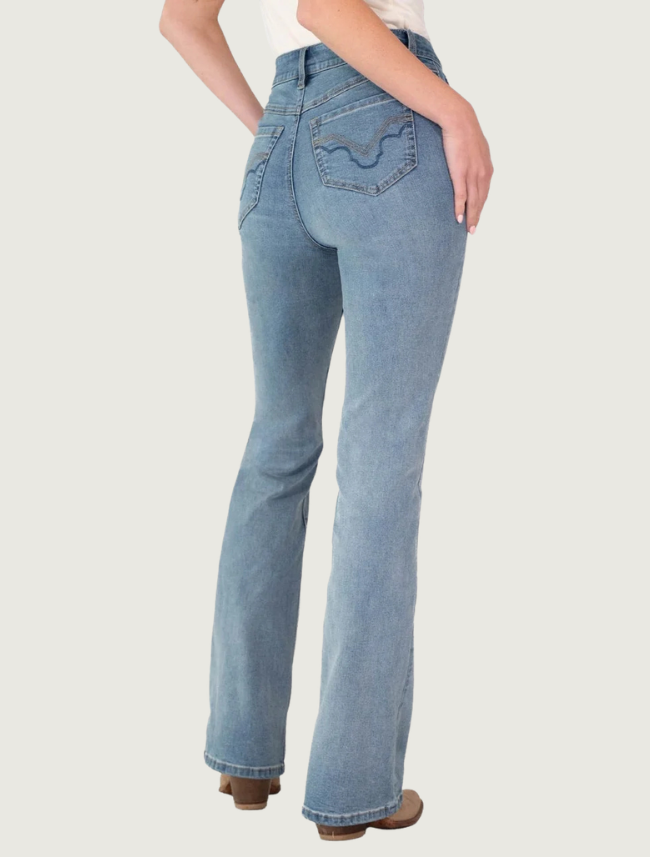 Rock & Roll Denim Women's Sculpted Light High Rise Bootcut Jeans