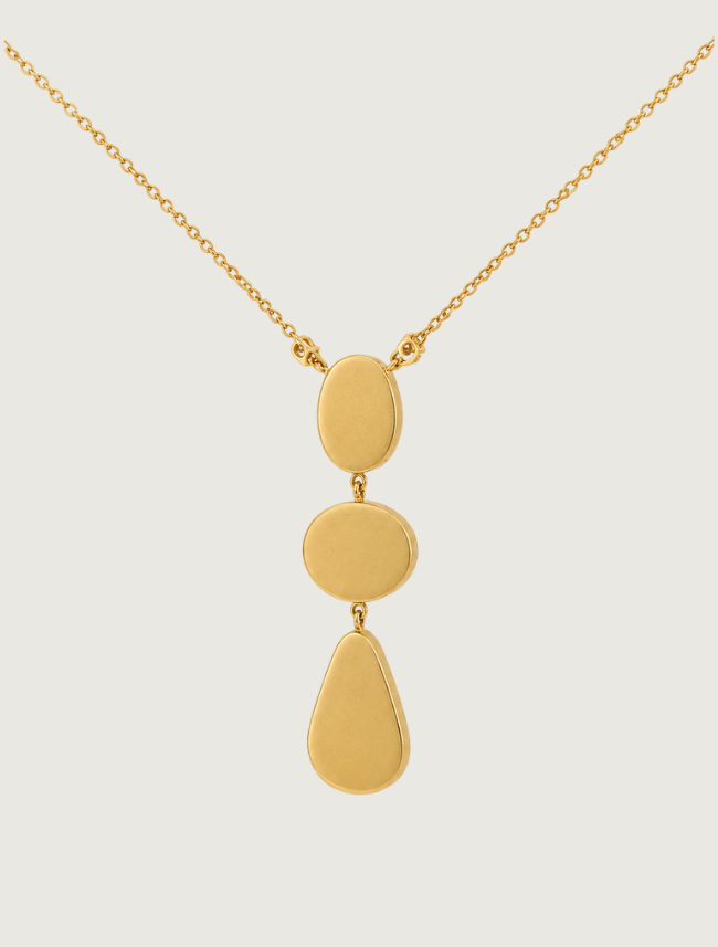 18K Yellow Gold Royston Turquoise & Diamond Necklace