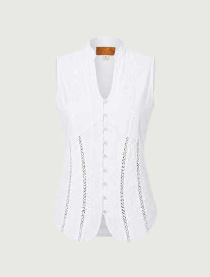 Scully Women's Cotton Sleeveless Blouse