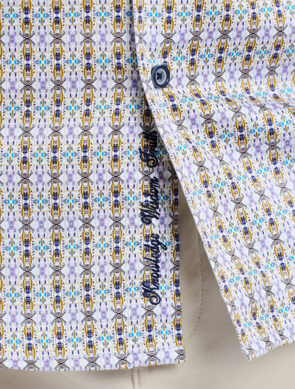 Robert Graham Men's Abbotswell Short Sleeve Button Down Shirt