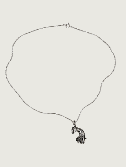 Kabana Sterling Silver Arabian Horse Head Pendant