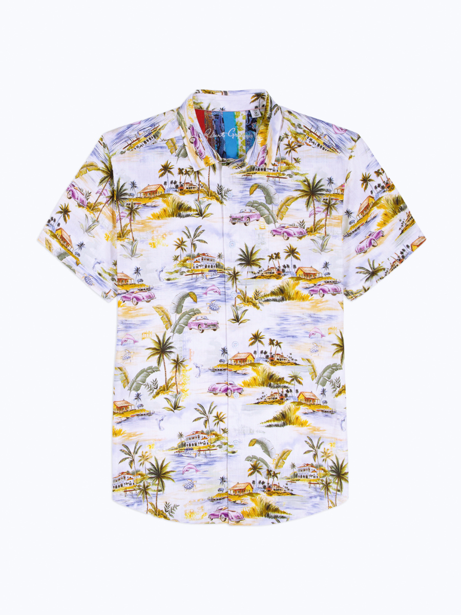 Robert Graham Curtis Short Sleeve Button Down Shirt