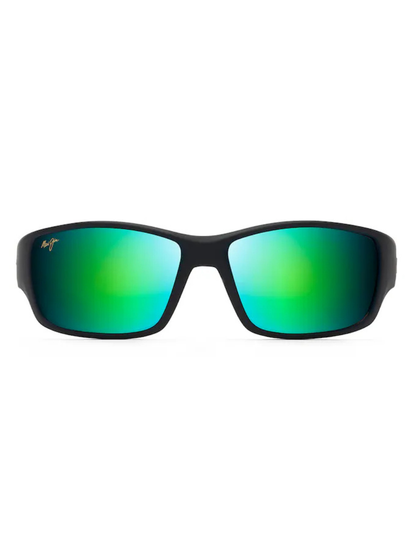 Maui Jim Local Kine in Soft Black with Green / MAUIGreen