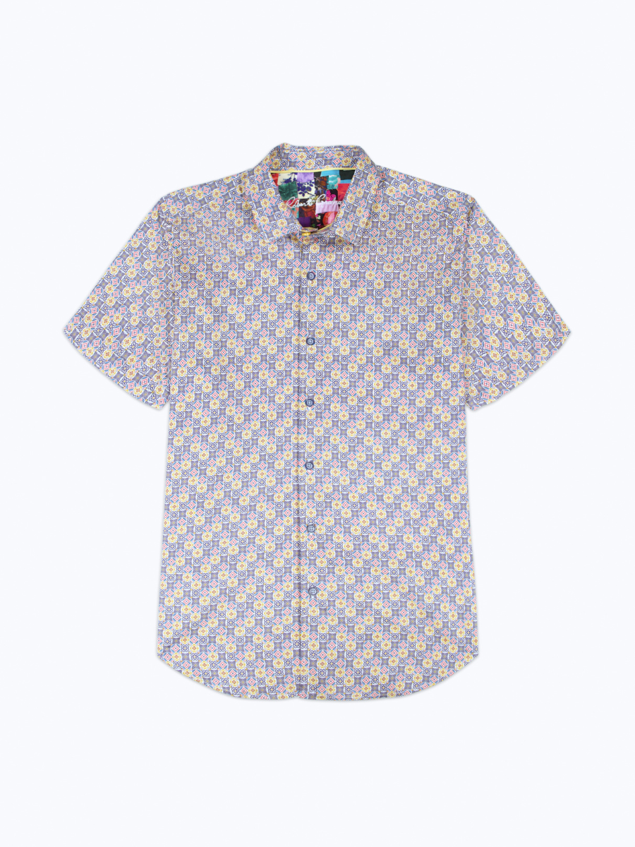 Robert Graham Kinloch Short Sleeve Button Down Shirt