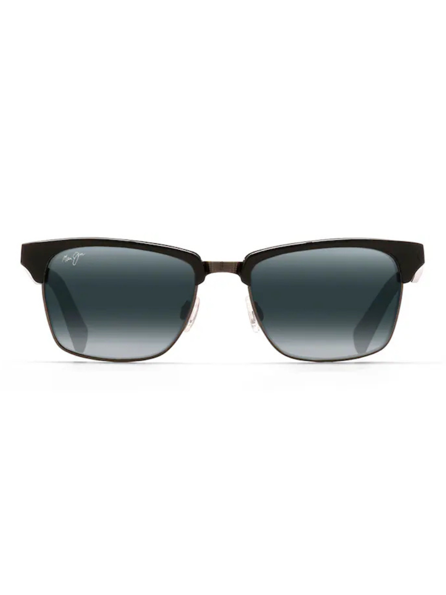 Maui Jim Kawika in Black Gloss with Antique Pewter / Neutral Grey