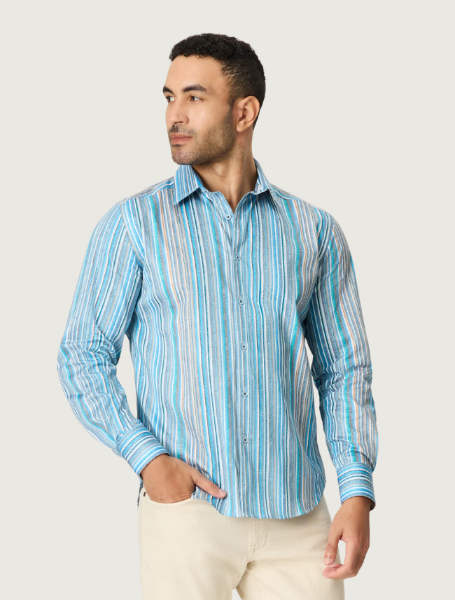 Robert Graham Rehan Striped Shirt