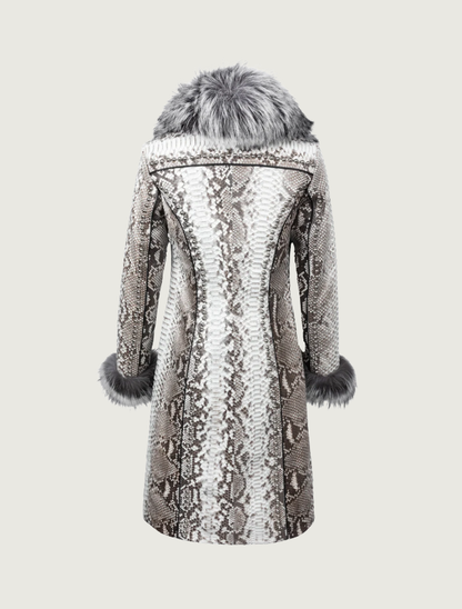 Pinto Ranch Gray Python Coat