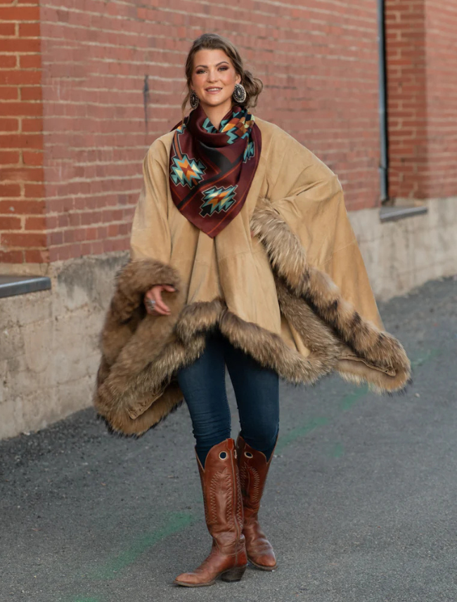 Fringe Scarves "Telluride" Silk Scarf