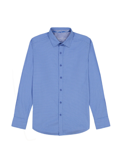 Robert Graham Men's Kenmare Long Sleeve Button Down Shirt in Blue