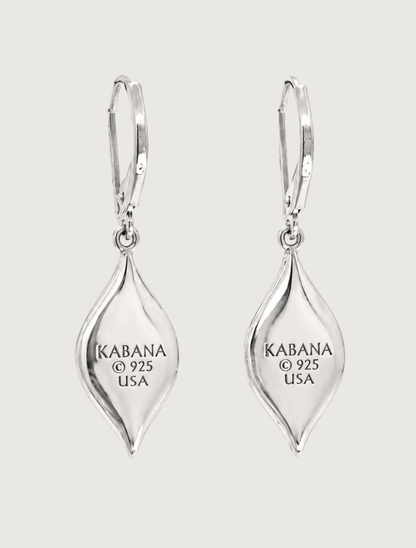 Kabana RP Sterling Silver & Pink Mother of Pearl Pull-Through Earrings