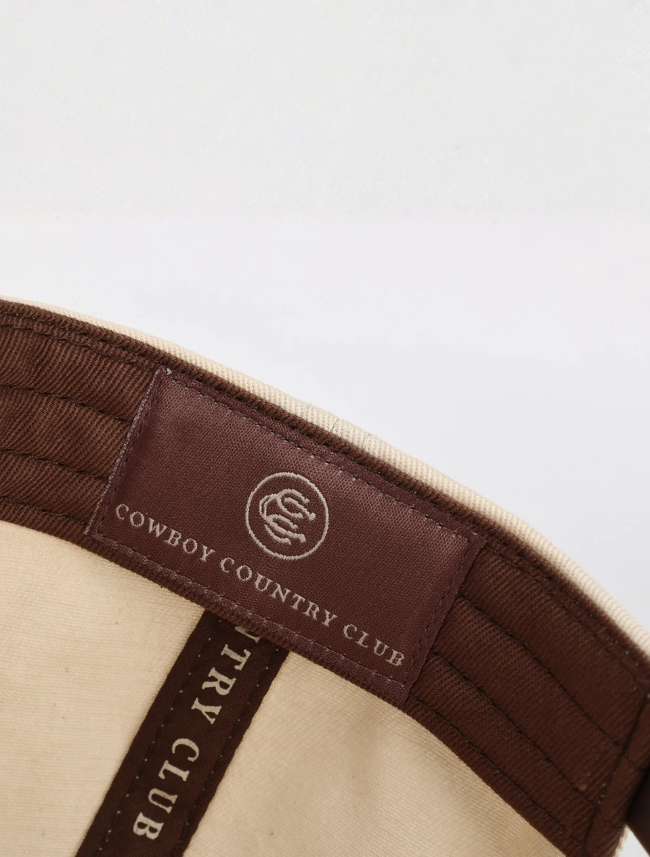 Cowboy Country Club Rodeo Golfer Hat in Brown