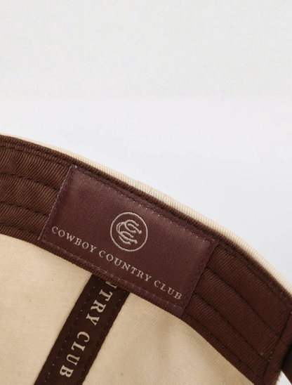 Cowboy Country Club Rodeo Golfer Hat in Brown