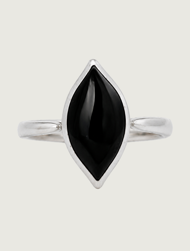 Kabana Sterling Silver & Onyx Ring