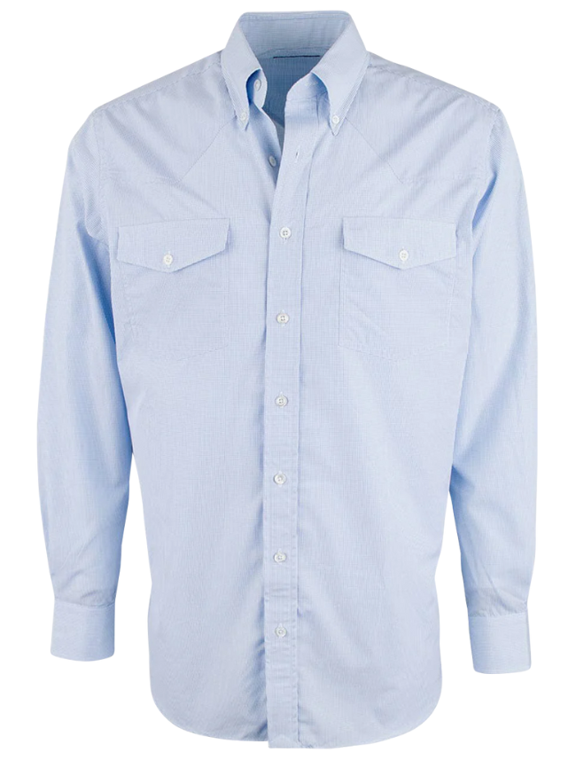 Pinto Ranch YY Collection Pinpoint Button-Front Shirt