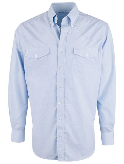 Pinto Ranch YY Collection Pinpoint Button-Front Shirt