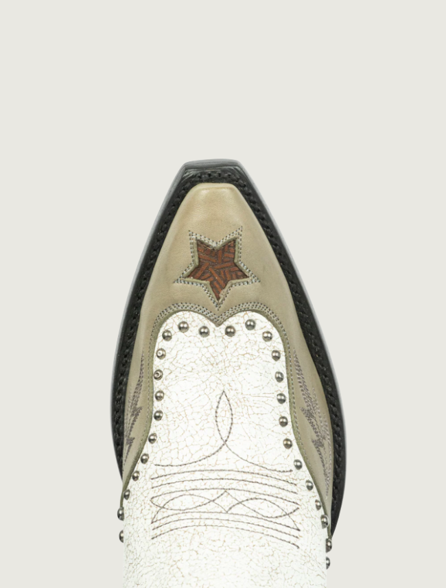 Double D Ranch Best Dressed Taupe Cowboy Boots