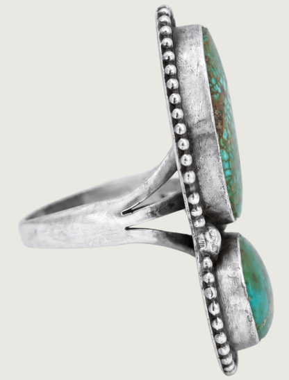 Darrin Livingston Sterling Silver & Turquoise Ring