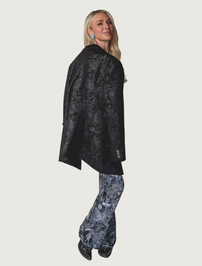 LOVLEI Ranch "Trailblazer" Embossed Suede Blazer