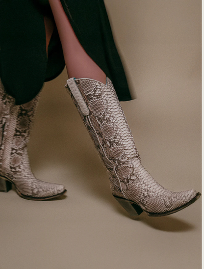 Corral Genuine Full Python Tall Top Cowgirl Boots