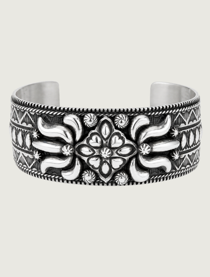 Darryl Becenti Sterling Silver Cuff Bracelet