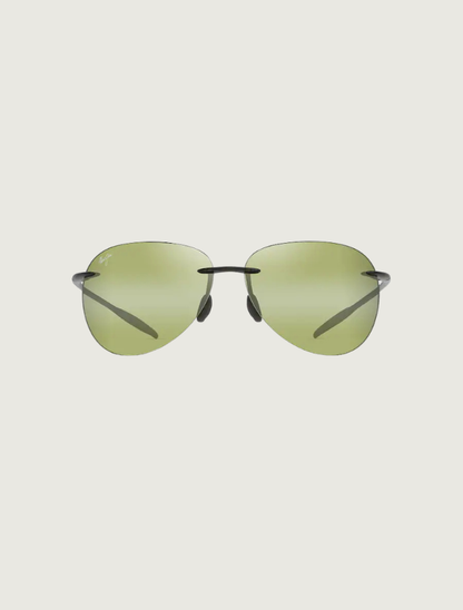 Maui Jim Sugar Beach in Shiny Transparent Khaki Green / Maui HT