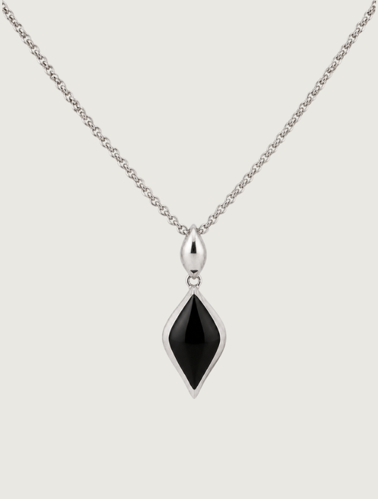 Kabana Sterling Silver Onyx Pendant