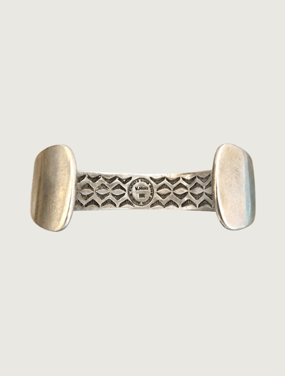 Inside view of V. Hicks cuff bracelet