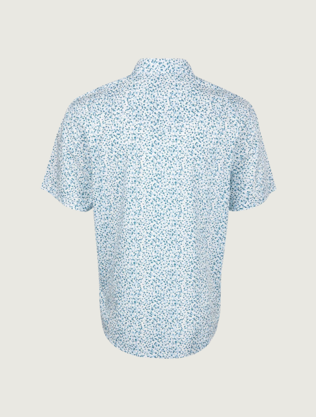 Kimes Ranch Bascom Floral Snap Front Shirt in Blue