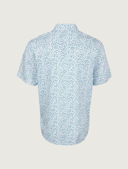 Kimes Ranch Bascom Floral Snap Front Shirt in Blue