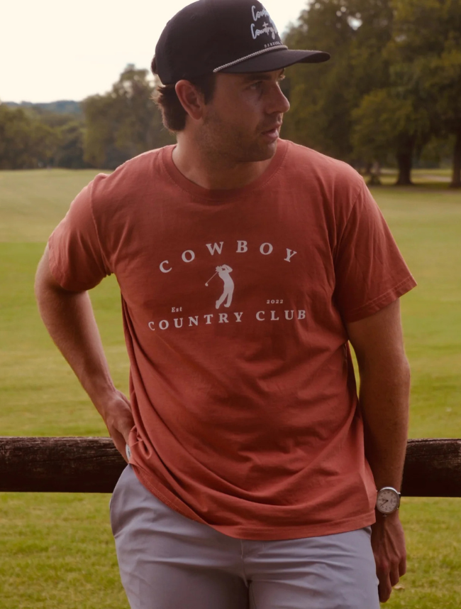 Cowboy Country Club Golfer Logo T-Shirt