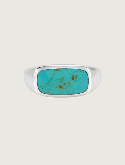 Kabana Men's RP Sterling Silver & Turquoise Ring