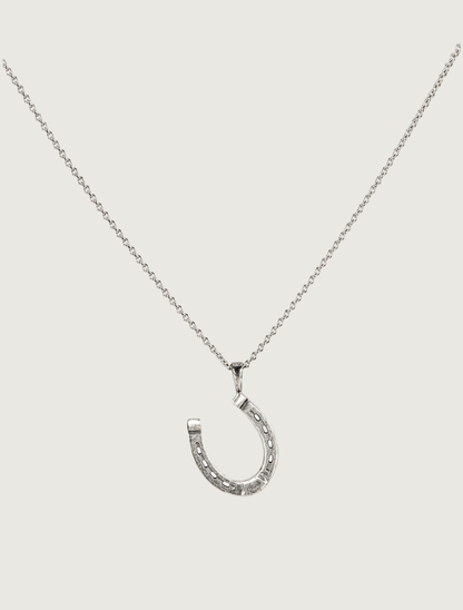 Kabana Sterling Silver Large Horseshoe Pendant