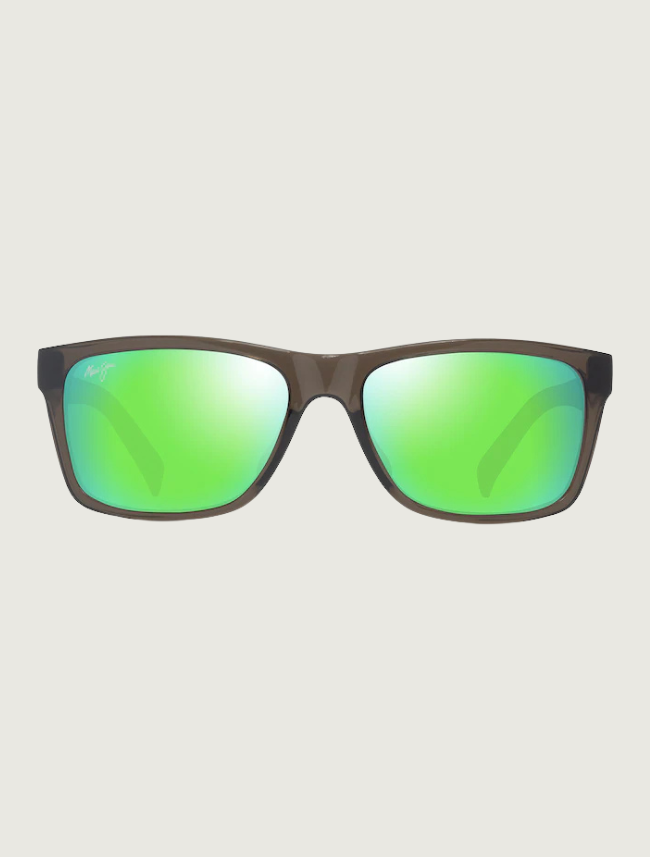 Maui Jim Kowelo in Maui Green / Shiny Transparent Dark Grey with Green
