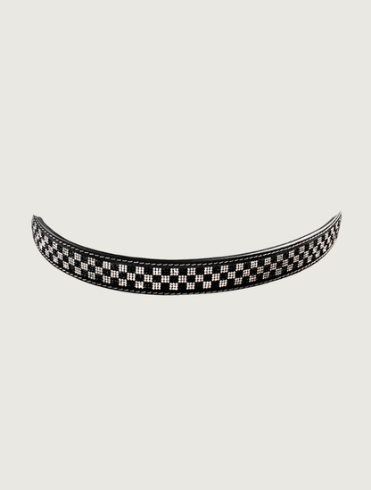 3D Belt Co. Black Checkerboard Hat Band