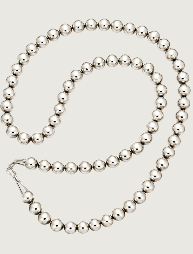 Sterling Silver Beaded Necklace