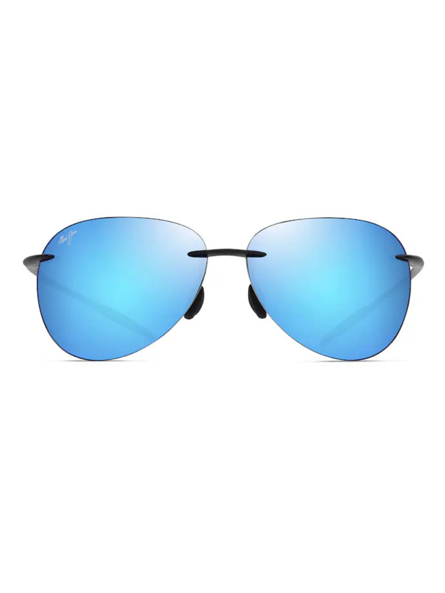 Maui Jim Sugar Beach in Shiny Black / Blue Hawaii