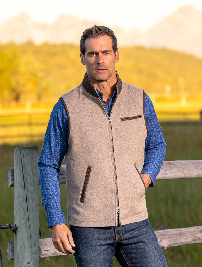 Madison Creek McKinney Vest in Oatmeal