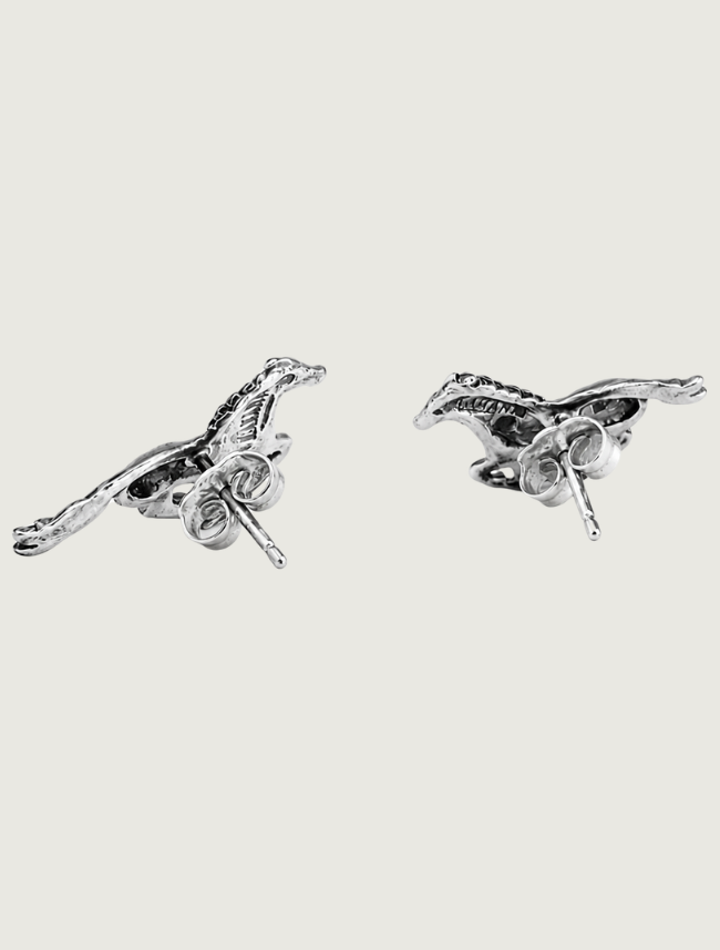 Kabana Sterling Silver Horse Stud Earrings