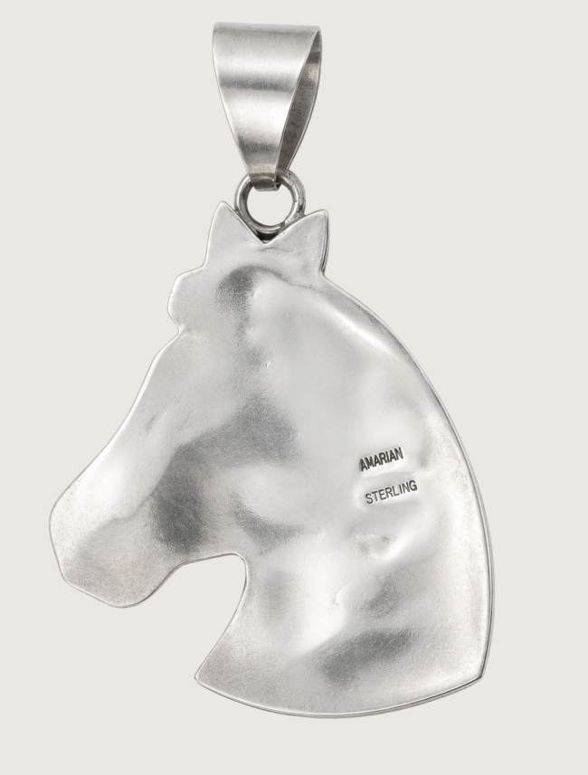 Sterling Silver Horse Pendant
