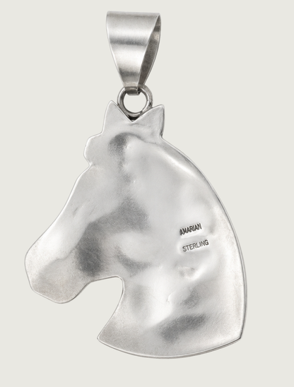 Sterling Silver Horse Pendant